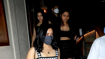 Photos: Bhumi Pednekar and Karan Tacker spotted at Bastian in Worli
