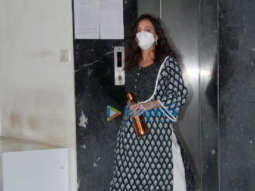 Photos: Dia Mirza spotted at a salon in Bandra
