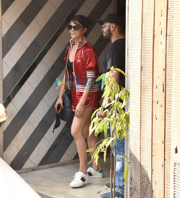 Photos: Jacqueline Fernandez snapped at gym in Juhu