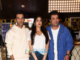 Photos: Janhvi Kapoor, Rajkummar Rao and Varun Sharma spotted at PVR Icon