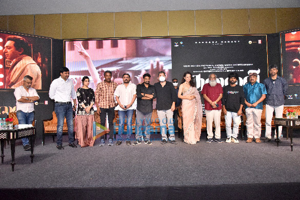 photos kangana ranaut snapped at the trailer launch of thalaivi in chennai 1