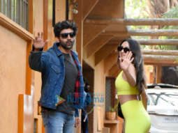 Photos: Kartik Aaryan and Kiara Advani snapped at a dance class in Juhu