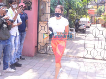 Photos: Malaika Arora spotted at Diva Yoga in Bandra