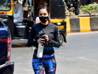 Photos: Malaika Arora spotted at Diva Yoga in Bandra