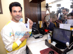 Photos: Rajkummar Rao snapped selling tickets to his film Roohi