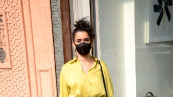 Photos: Sanya Malhotra snapped in Juhu