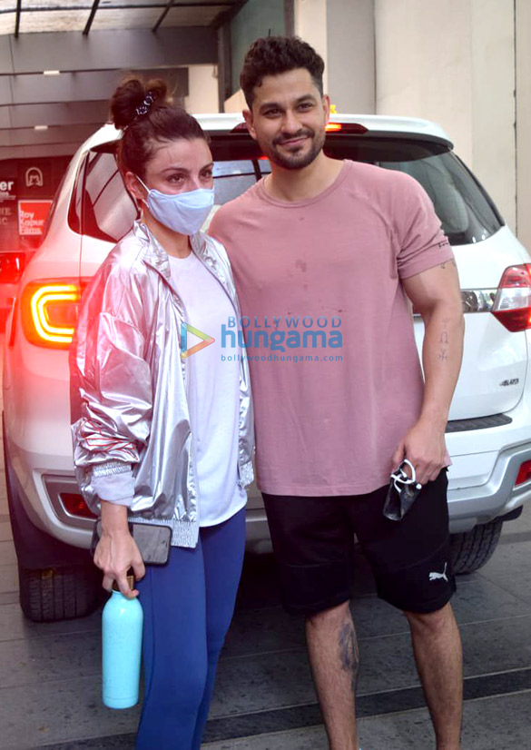 Photos: Soha Ali Khan and Kunal Kemmu snapped at gym in Khar