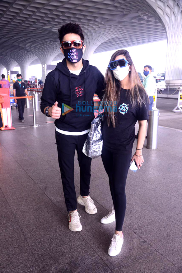 photos sonal chauhan aparshakti khurrana and aayush sharma snapped at the airport 2