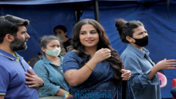 Photos: Vidya Balan snapped at Filmcity