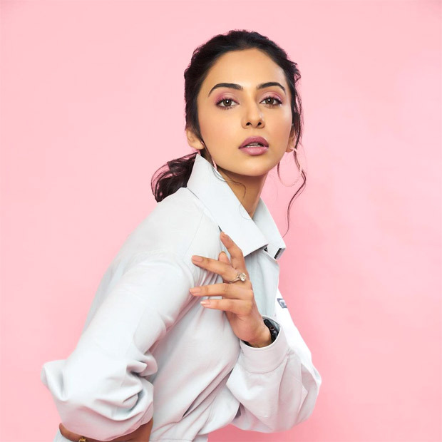 Rakul Preet Singh opts for white athleisure mini dress Rs. 14,500 for Tennis Premier League Rakul Preet Singh opts for white athleisure mini dress Rs. 14,500 for Tennis Premier League