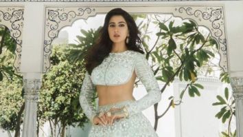 Sara Ali Khan embodies unmatchable elegance in icy mint backless blouse and lehenga from Manish Malhotra’s Nooraniyat collection
