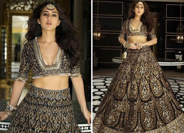 Sara Ali Khan is enigmatic and elusive in black and gold embellished lehenga from Manish Malhotra’s mystique Nooraniyat collection Sara Ali Khan is enigmatic and elusive in black and gold embellished lehenga from Manish Malhotra’s mystique Nooraniyat collection
