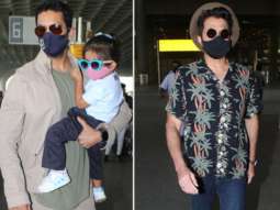 Spotted – Arshi Khan, Angad Bedi, Anil Kapoor at Airport