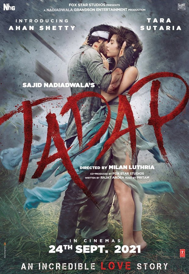 FIRST LOOK Ahan Shetty and Tara Sutaria starrer Tadap looks intense!