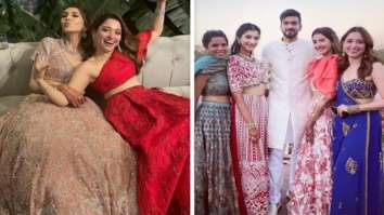 Tamannaah Bhatia makes us swoon in red and blue lehengas at her friend’s wedding