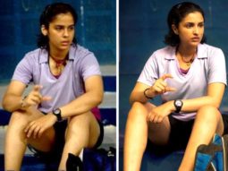 The resemblance between Saina Nehwal and Parineeti Chopra in this still from Saina is uncanny