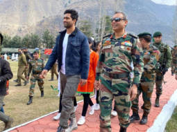 Vicky Kaushal shares glimpses of his day with Indian Army and locals at Uri Base Camp
