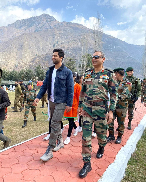 Vicky Kaushal shares glimpses of his day with Indian Army and locals at Uri Base Camp