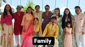 INSIDE PICTURES: Shraddha Kapoor strikes a pose with family and rumoured boyfriend Rohan Shreshta at cousin Priyanka Sharma’s haldi ceremony 