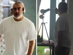 Pictures and videos of Thala Ajith practicing rifle shooting in Chennai go viral
