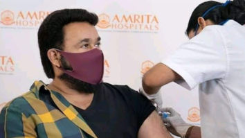 Mohanlal takes the first dose of COVID-19 vaccination