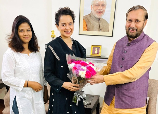 Kangana Ranaut meets I&B Minister Prakash Javadekar; says they discussed ‘discrimination’ against women and outsiders in the film industry