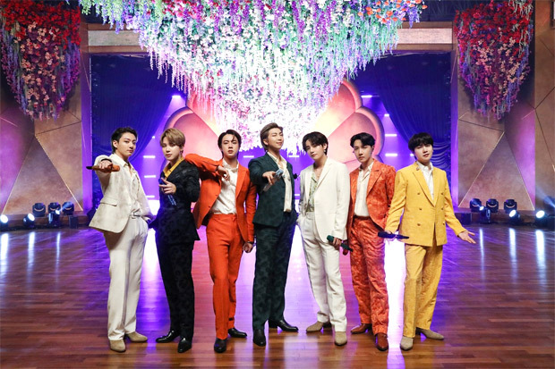BTS replicate Grammys 2021 stage in Seoul with explosive 'Dynamite' performance