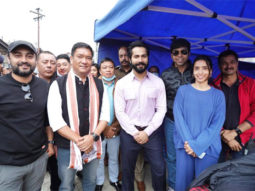 On The Sets: CM of Arunachal Pradesh Pema Khandu visits Varun Dhawan and cast of Bhediya