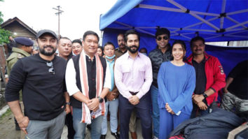On The Sets: CM of Arunachal Pradesh Pema Khandu visits Varun Dhawan and cast of Bhediya
