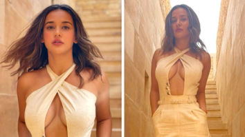 Aisha Sharma goes bold this summer in sultry keyhole cutout white jumpsuit