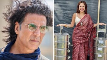 Akshay Kumar posts a picture of Nushrratt Bharuccha next to huge lunch boxes, gets his Bollywood humour on point