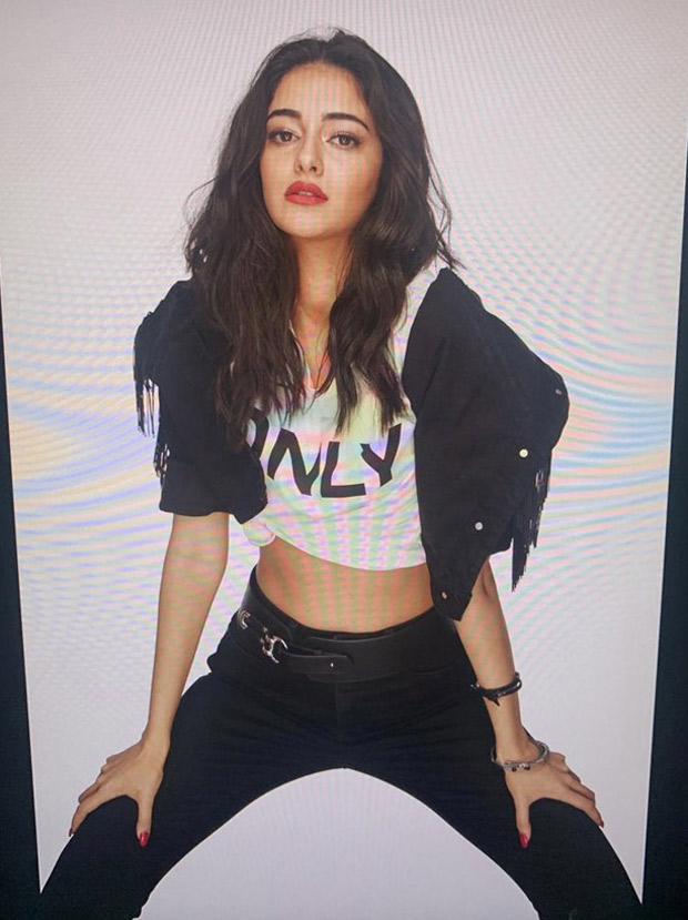 Ananay Panday sparkles in shimmery top and black shorts