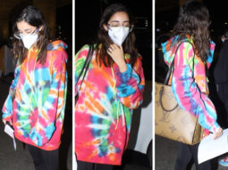 Ananya Panday pairs tie-dye sweatshirt with luxury Louis Vuitton tote worth Rs. 1.97 lakhs