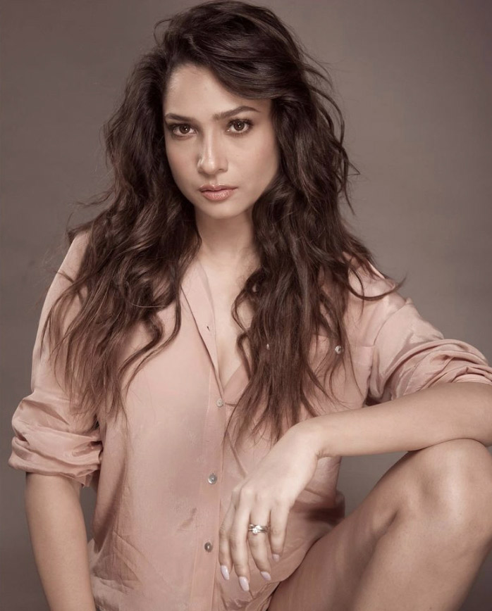 Ankita Lokhande's soft glam and casual peach shirt dress sets the perfect tone for summer 