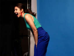 Anushka Sharma is all about colour blocking with minimalistic approach in this happy picture