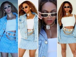 Beyoncé opts for denim on denim look worth Rs. 1.82 lakhs, shares rare pictures with kids Blue Ivy, Rumi and Sir