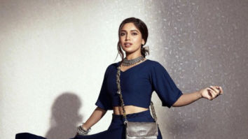 Bhumi Pednekar is feeling supremely flirty and happy in affordable blue co-ord set worth Rs. 4299