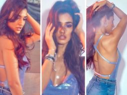 Disha Patani sizzles in backless trappy sequin top and denim skirt in scintillating pictures
