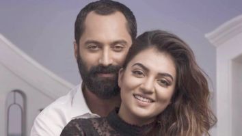 Fahadh Faasil and wife Nazriya in Hyderabad to shoot their Telugu debut