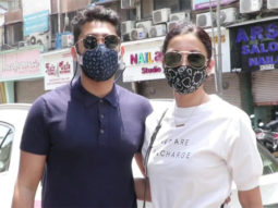 Gauahar Khan & Zaid Darbar spotted at Lokhandwala