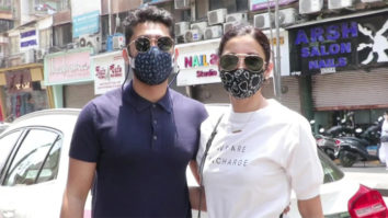 Gauahar Khan & Zaid Darbar spotted at Lokhandwala