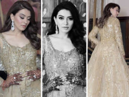 Hansika Motwani oozes desi glamour in embellished gown at her brother’s sangeet