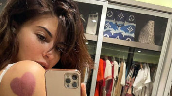 Jacqueline Fernandez poses in a lacy bra to show her new found love for heart-shaped cupping therapy