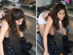 Janhvi Kapoor croons Katrina Kaif’s ‘Sheila Ki Jawani’ to motivate herself during pilates, watch video