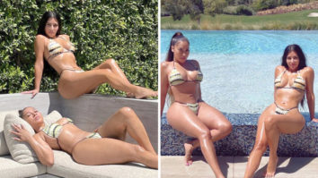 Kim Kardashian soaks in the sun, flaunts her toned bikini body in Odette swimwear
