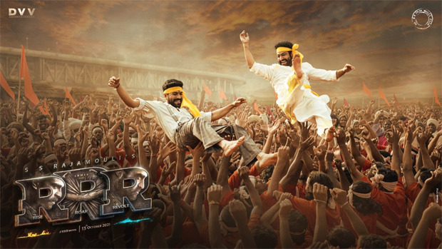Makers of RRR launch a new poster starring Ram Charan and Jr. NTR on the occasion of Gudi Padwa, Ugadi & Baisakhi
