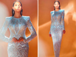 Nora Fatehi is a sight to behold in Naeem Khan sparkly bodycon gown