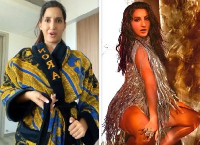 413px x 300px - Nora Fatehi looks sexy in 'Buss It' challenge video, dons Rs. 69,100 custom  Gucci bathrobe 69100 : Bollywood News - Bollywood Hungama