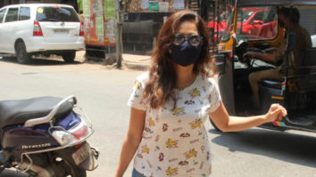 Nushrat Bharucha spotted at pet veterinary clinic in Bandra