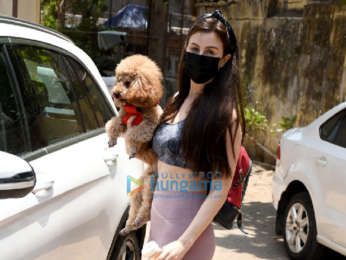 Photos: Giorgia Andriani spotted at Pilates studio